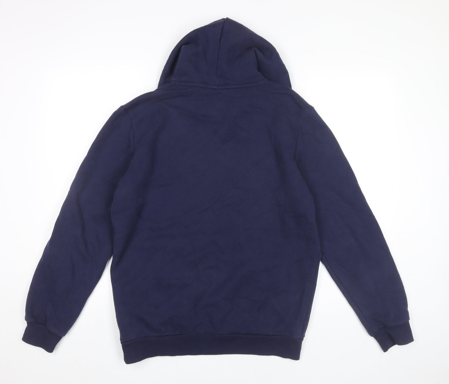 Puma Men’s Blue Pullover Hoodie Small Logo Hooded Sweatshirt
