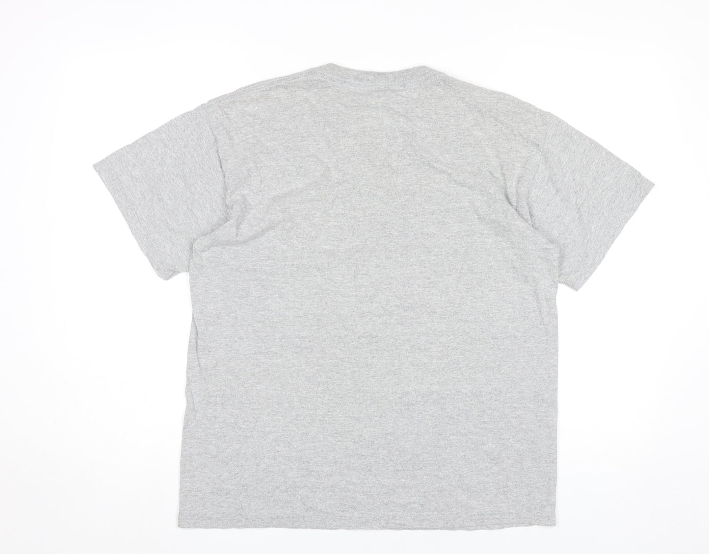 Disney Men’s Grey Graphic Logo T-Shirt Size M Short Sleeve