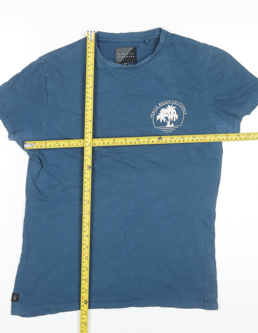 Broken Standard Men's Blue Small Venice Beach Graphic T-Shirt