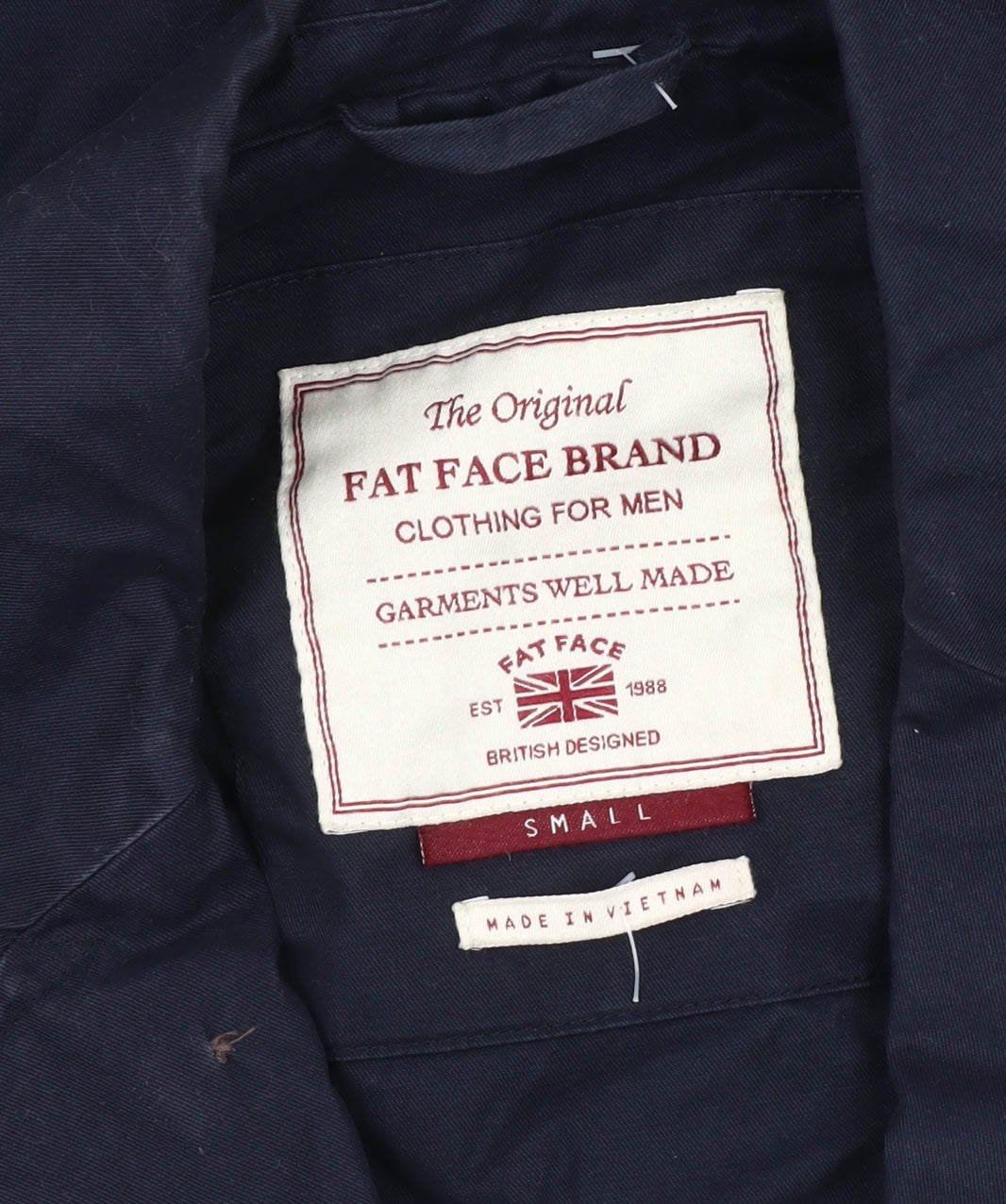 Fat Face Unisex Adults Blue Cotton Blazer Jacket Small