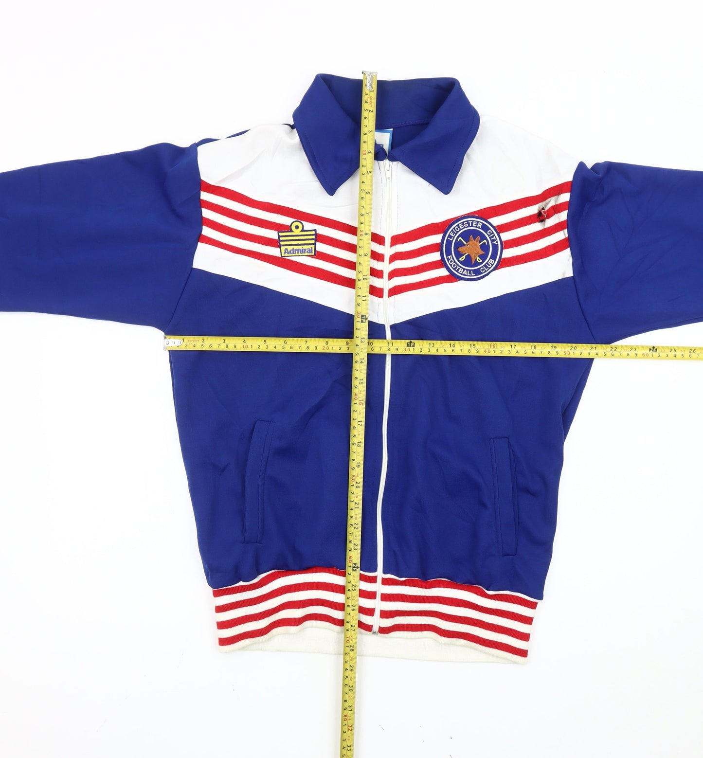Admiral Men’s Blue Leicester City Track Jacket Size L Full Zip