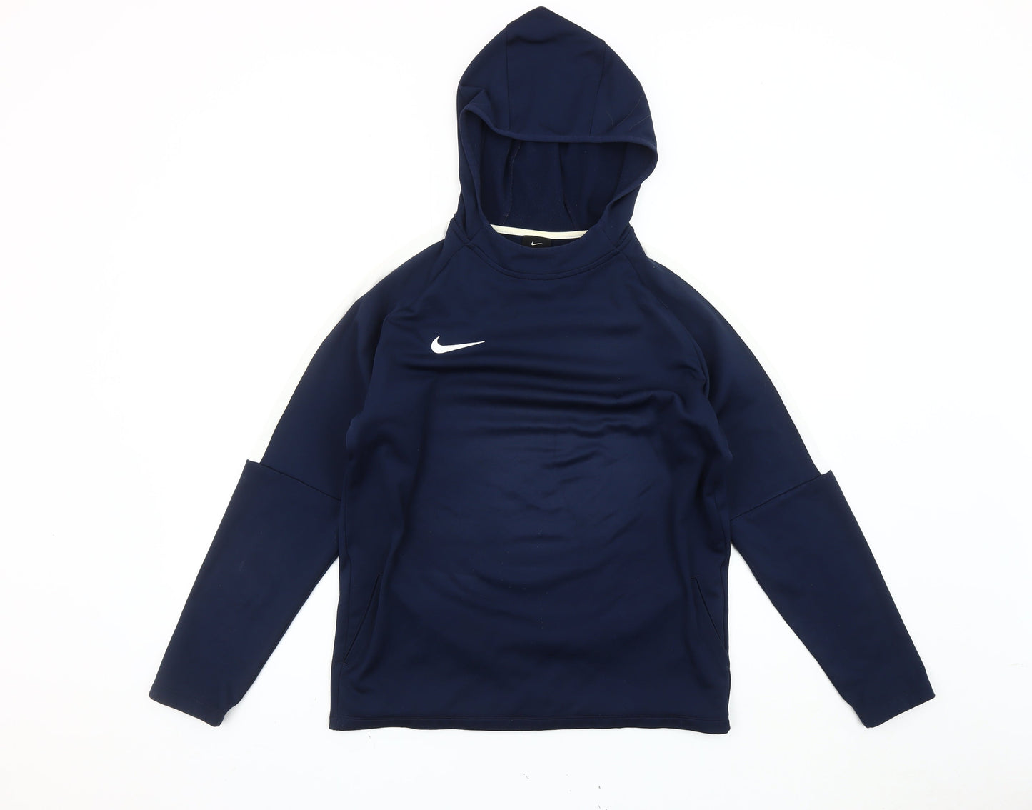 Nike Teens Blue XL Pullover Hoodie Dri-Fit Sportswear