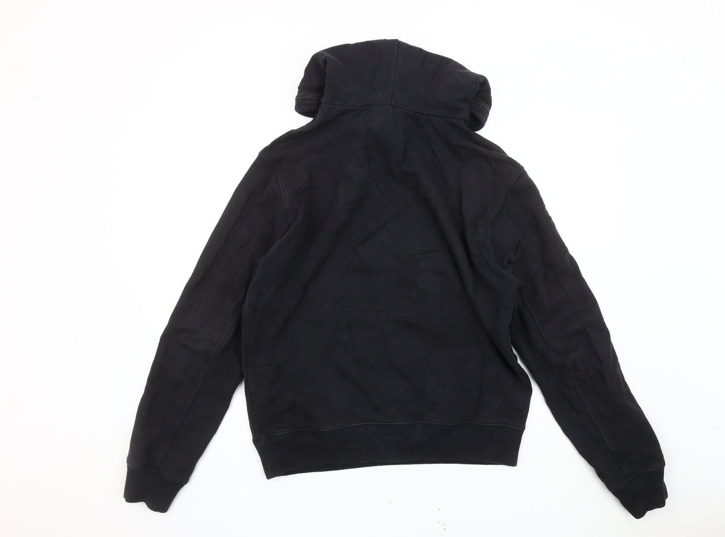 New Balance Men’s Black Pullover Hoodie M Logo Fleece Sweatshirt
