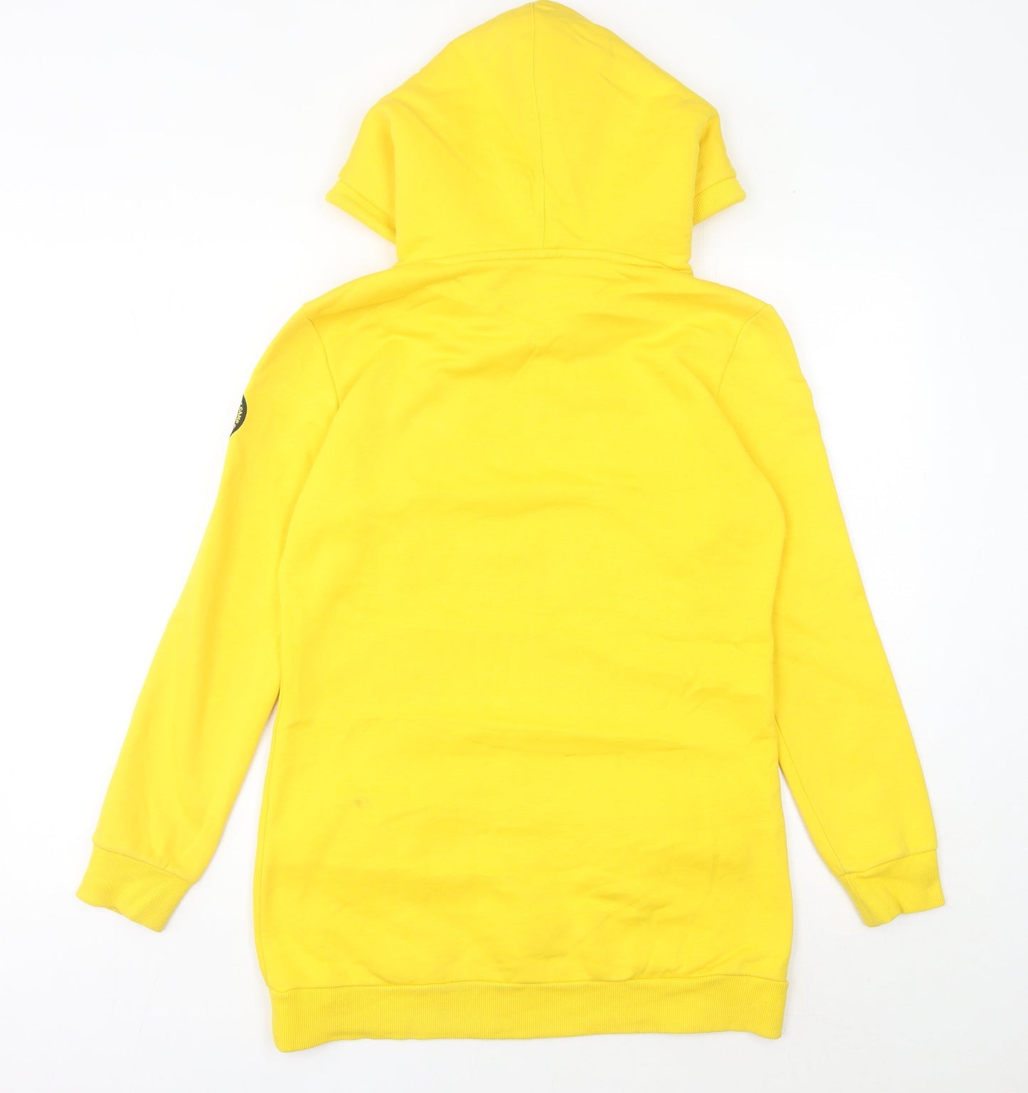 Kappa Women’s Yellow Jumper Dress Size 8 Hoodie Casual Long Sleeve