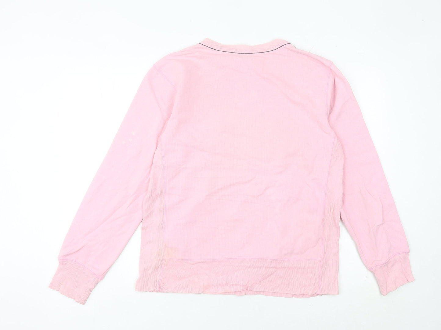 Nike Womens Pink Sweatshirt Size 10 Crew Neck Logo Pullover
