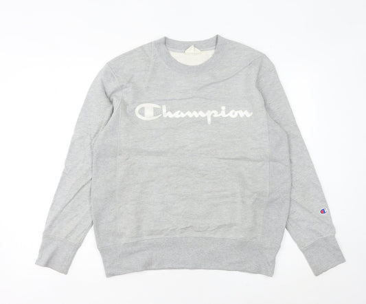 Champion Unisex Grey Medium Reverse Weave Pullover Sweatshirt