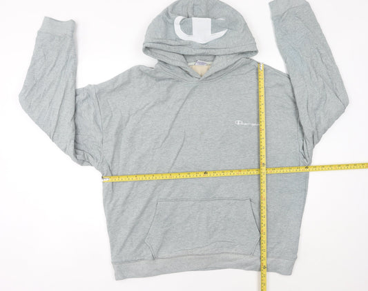 Champion Women’s Grey Pullover Hoodie Size 20 Logo Print