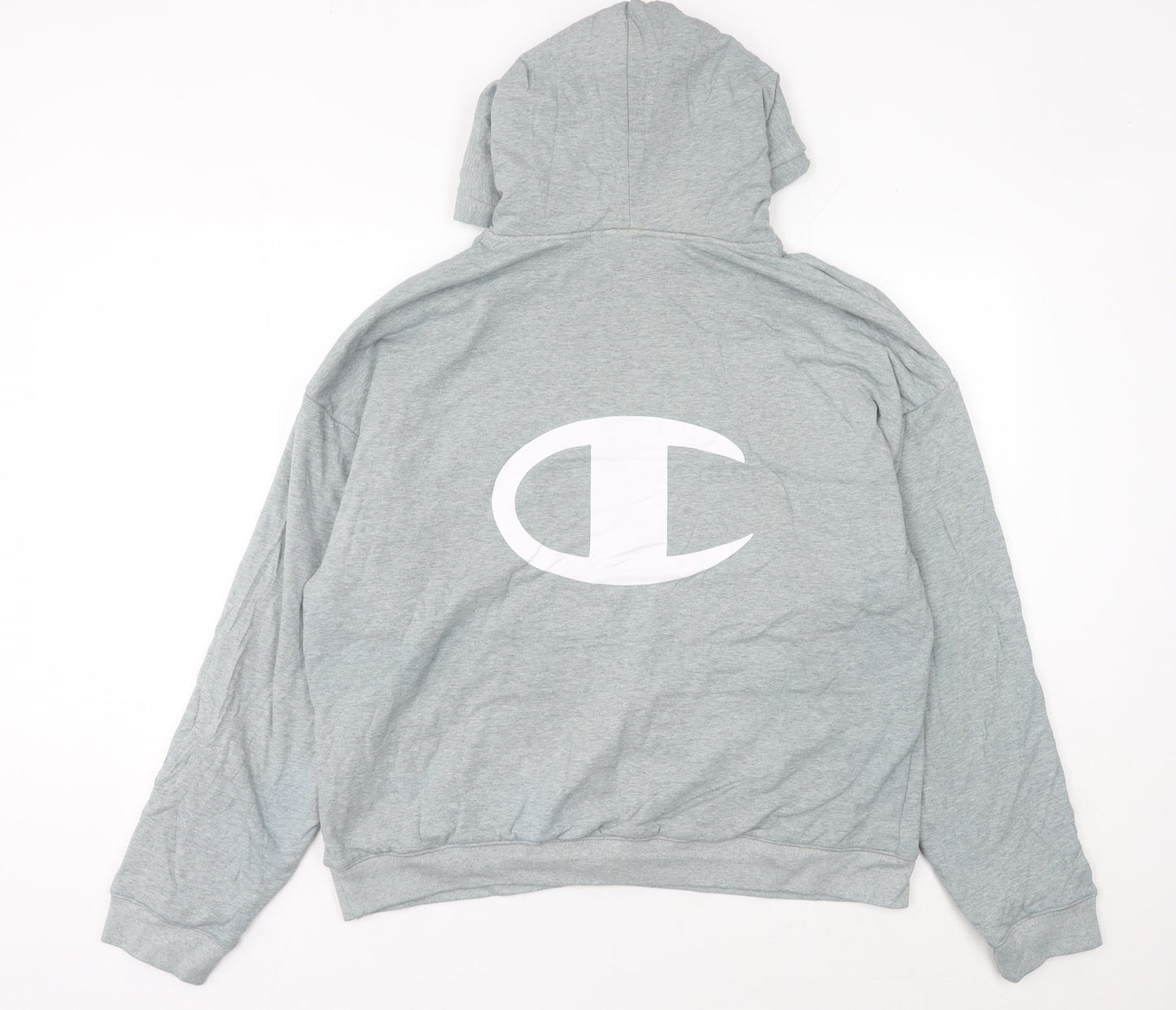 Champion Women’s Grey Pullover Hoodie Size 20 Logo Print