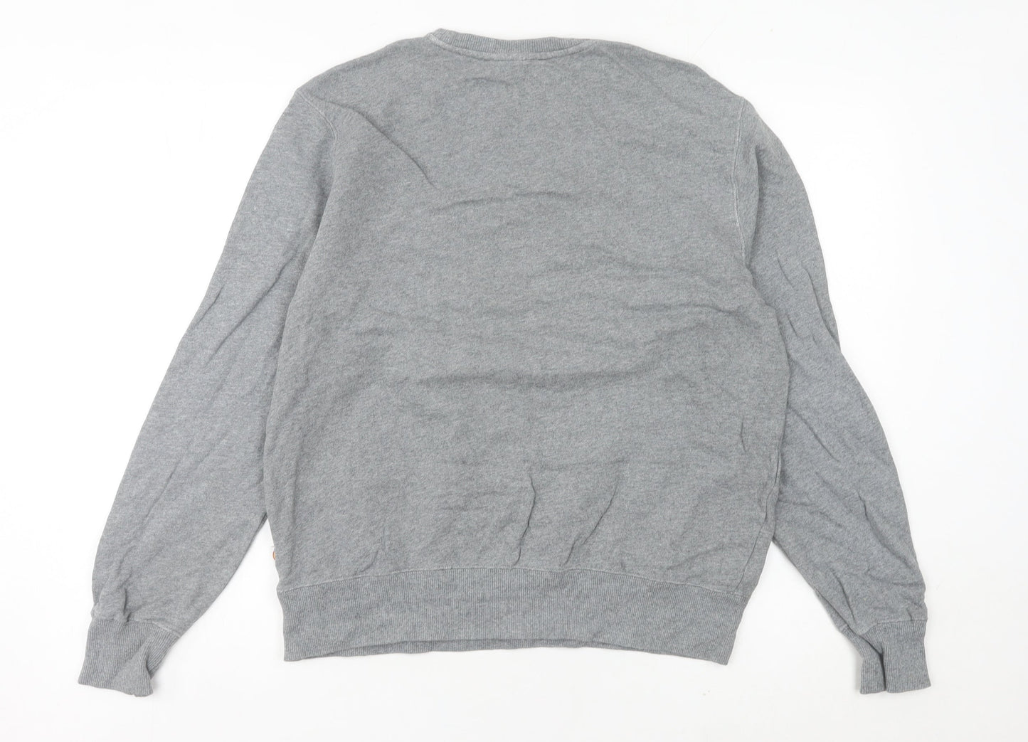 Dickies Women’s Grey Logo Sweatshirt Size 12 Long Sleeve Pullover