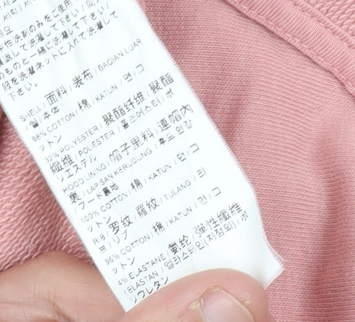 Puma Womens Pink Hoodie T-Shirt Dress Size 10 Casual Sportswear