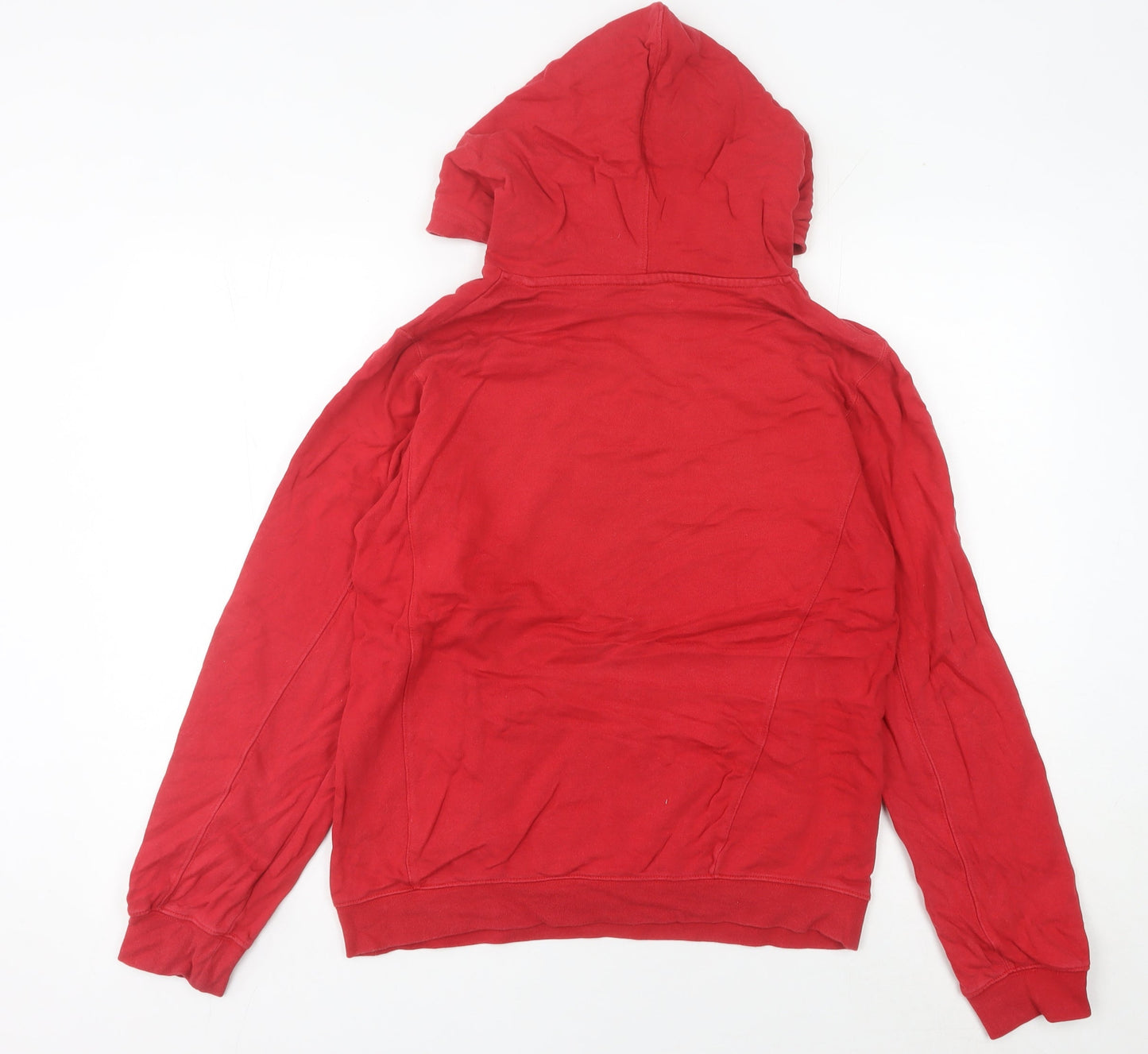 Jordan Unisex Adults Red Hoodie Size 8 UK Cotton Pullover Jumpman Logo