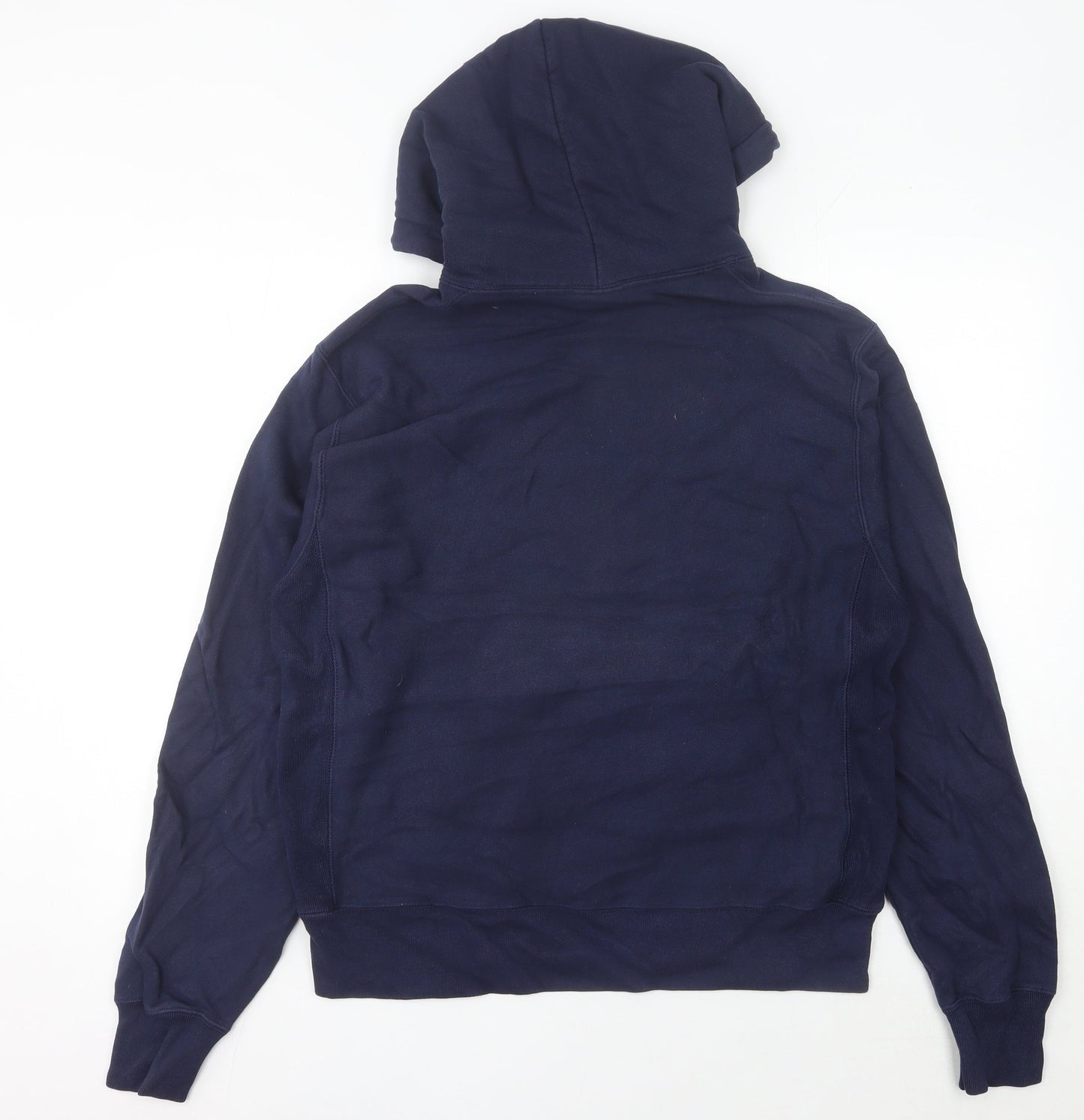 Champion Unisex Blue Pullover Hoodie Medium Logo Sportswear