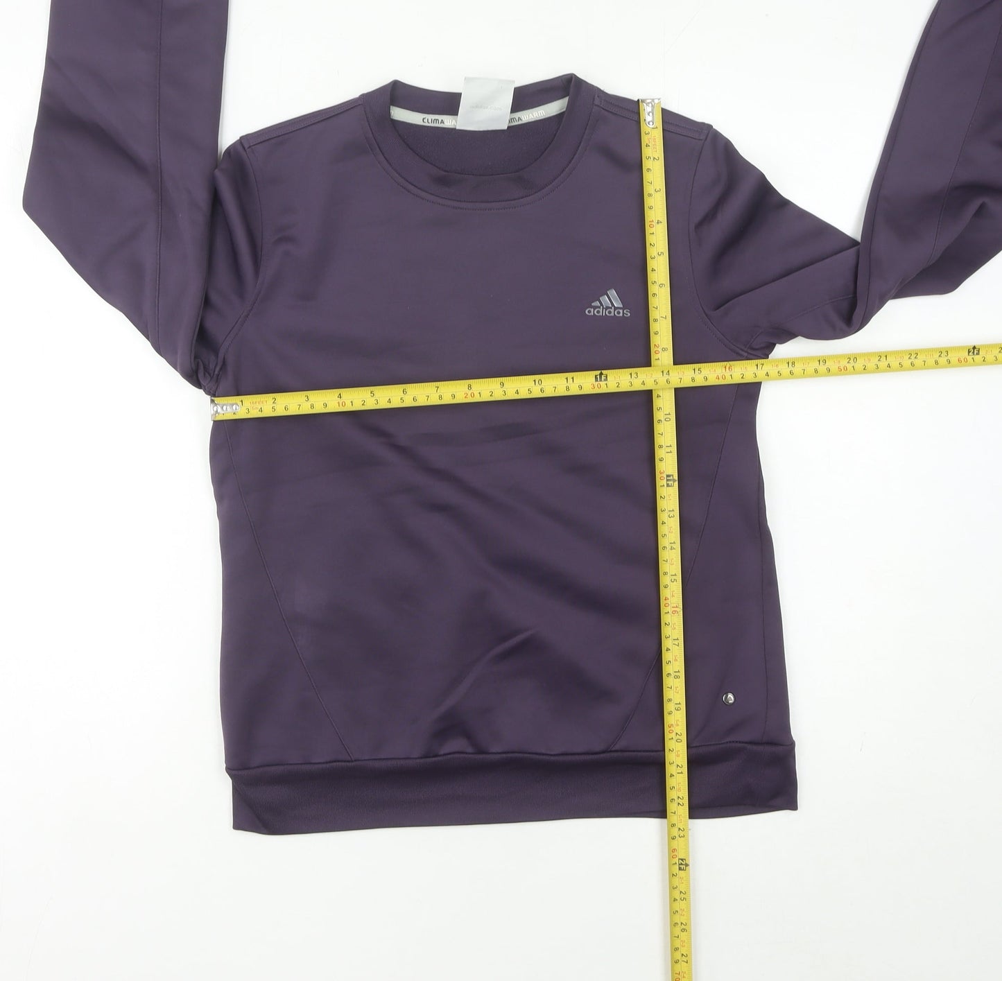 Adidas Womens Purple Sweatshirt Size 12 Regular Fit Pullover Activewear