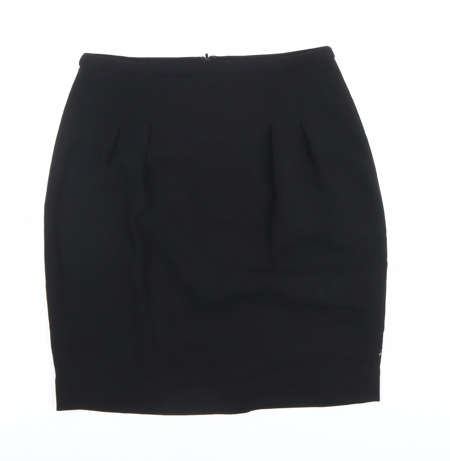 Hobbs Womens Black Wool Pencil Skirt Size 12 Workwear Formal