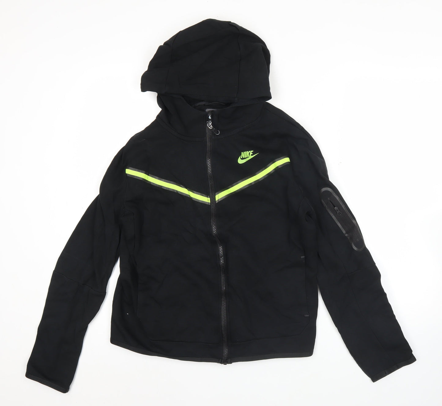 Nike Teens Black XL Full Zip Hoodie Graphic Sportswear