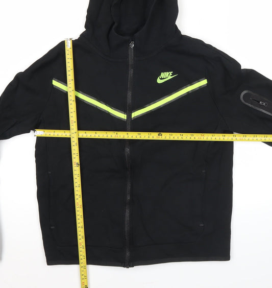 Nike Teens Black XL Full Zip Hoodie Graphic Sportswear