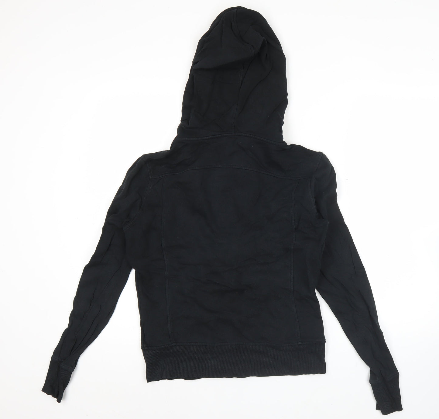 Calvin Klein Jeans Womens Black Small Full Zip Hoodie Sweatshirt