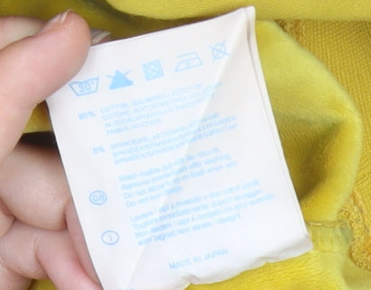 Champion Men’s Yellow Logo Sweatshirt L Crew Neck Pullover