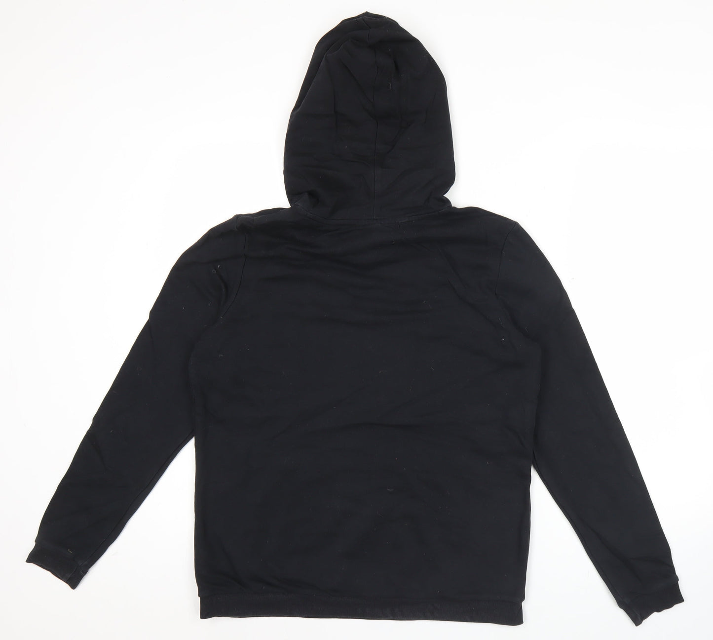 Adidas Women Black Pullover Hoodie Size 14 Logo Sportswear