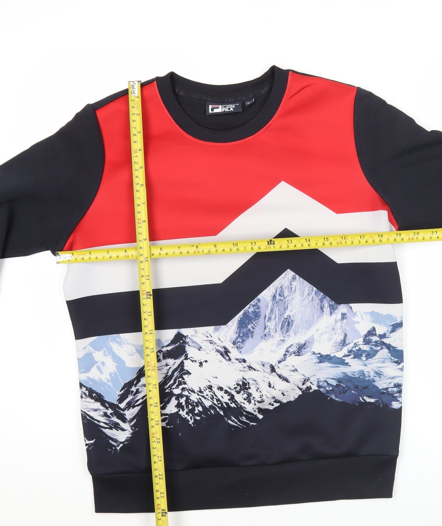 Fila Men’s Multicoloured Pullover Sweatshirt M Graphic Outdoor