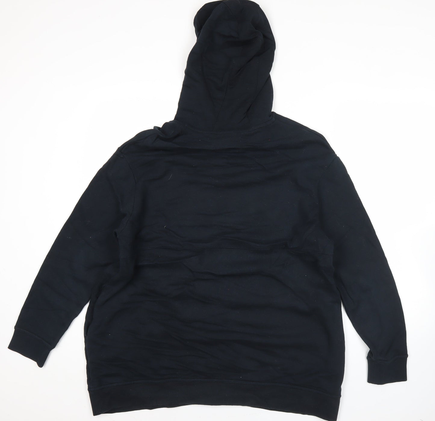 Nike Mens Black XL Pullover Hoodie with Logo Sports Style