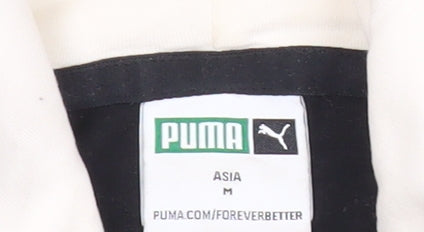 Puma Womens Multicolour Hoodie Medium Cotton Blend Logo Print