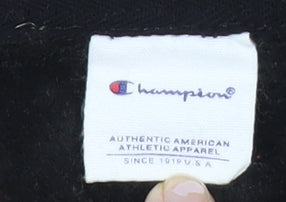 Champion Men's Black XL Pullover Hoodie Fleece Logo Sportswear
