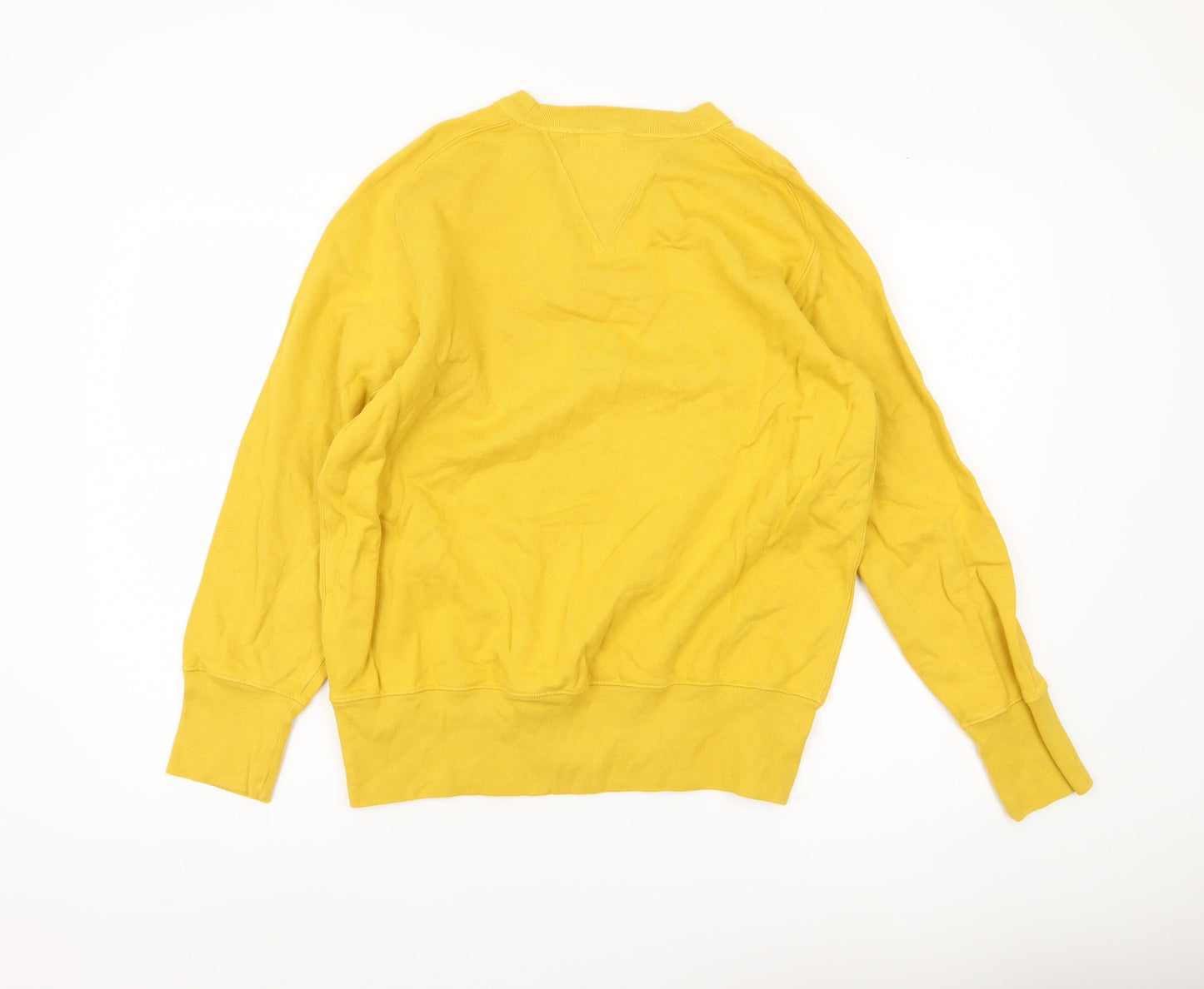 Levi Strauss Bay Meadows Mens Yellow Sweatshirt Medium Pullover