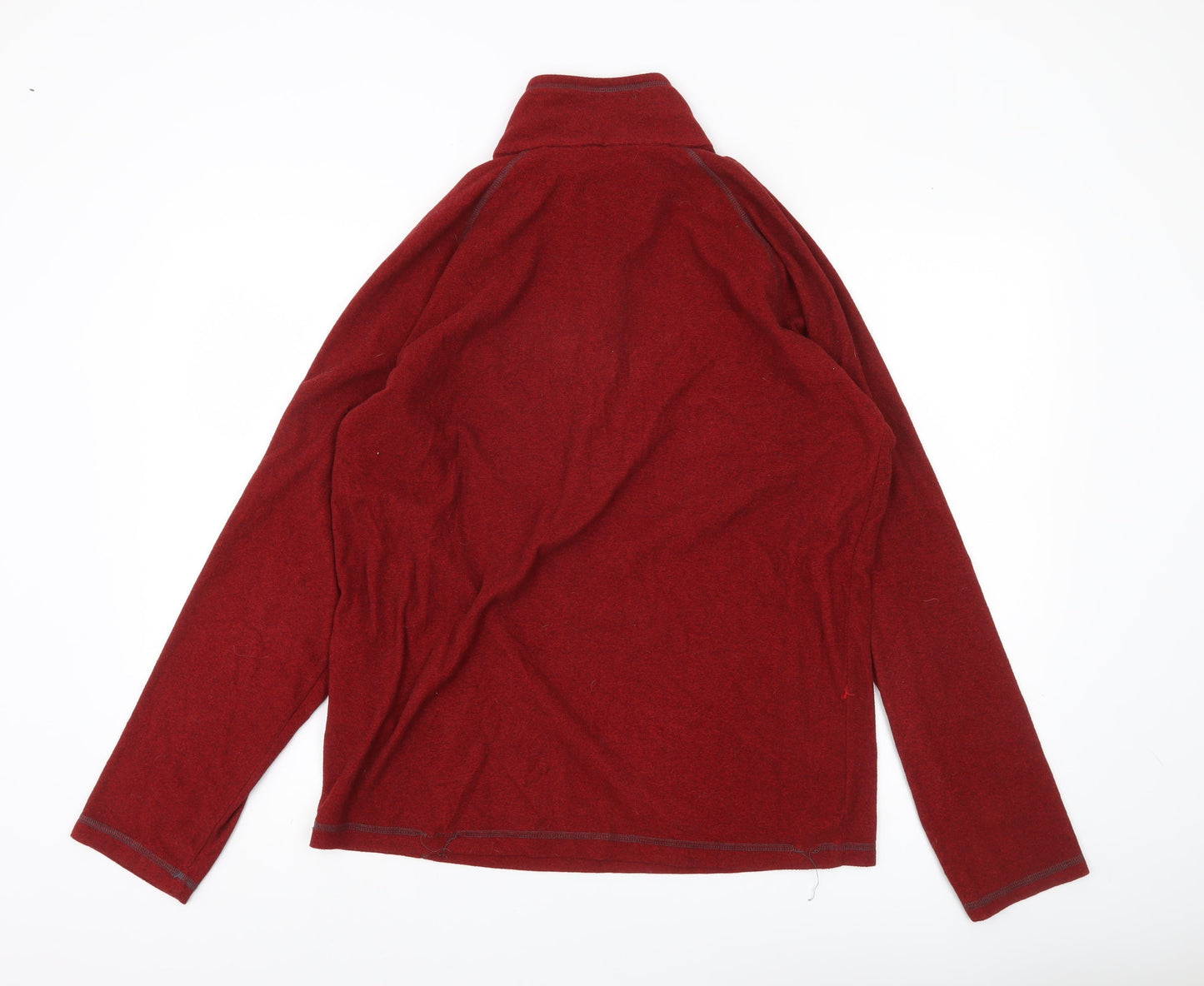 Regatta Men’s Red Fleece Sweatshirt L 1/4 Zip Outdoor Pullover