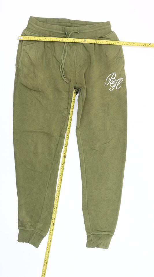 Beck & Hersey Men's Green Jogger Sweatpants Size M Cotton Blend