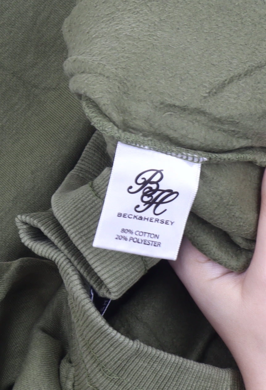 Beck & Hersey Men's Green Jogger Sweatpants Size M Cotton Blend