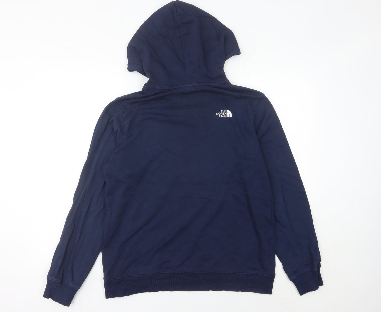 The North Face Women’s Navy Pullover Hoodie Size 10 UK Cotton Blend