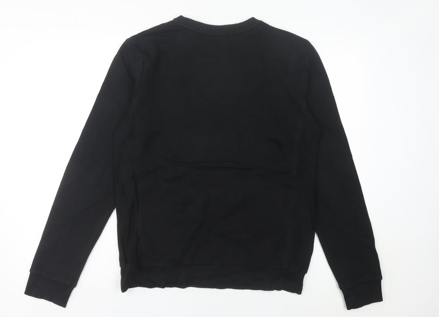 Puma Women's Black Sweatshirt Size 10 Regular Fit Pullover