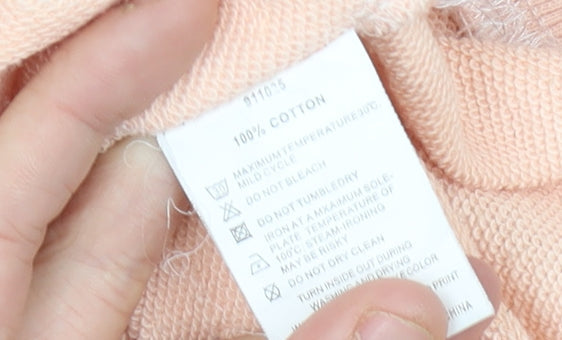 Dickies Womens Pink Pullover Hoodie L Logo Graphic Cotton Casual