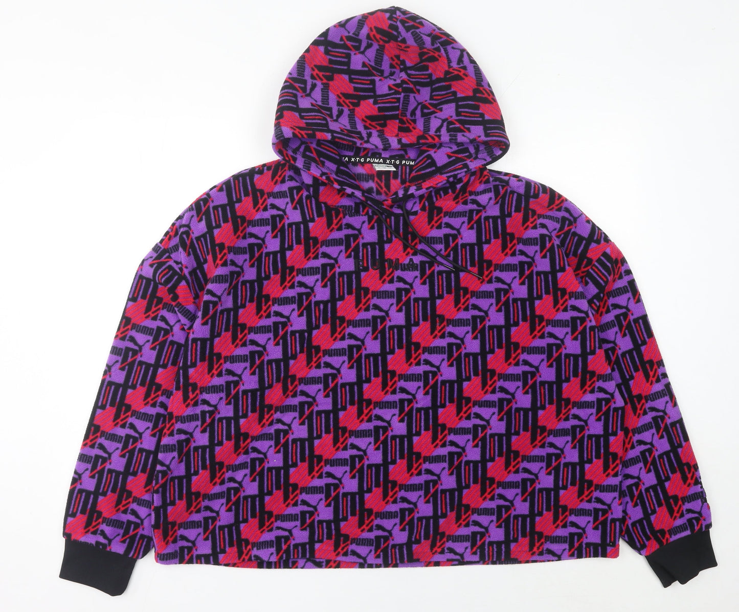 Puma XTG Womens Hoodie Multicoloured Logo Print Size 12 UK