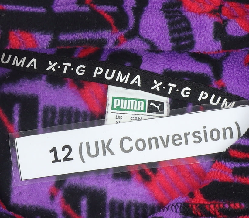 Puma XTG Womens Hoodie Multicoloured Logo Print Size 12 UK