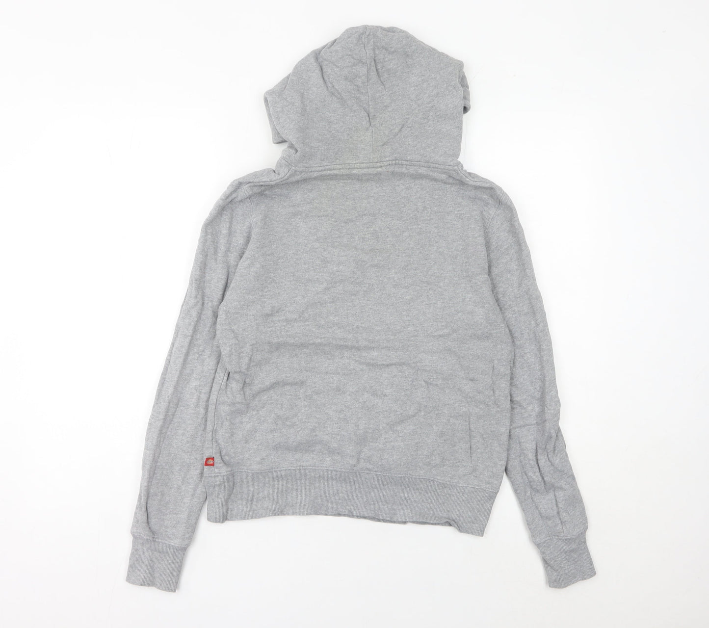 Dickies Women's Grey Pullover Hoodie Size 10 Regular Fit Logo USA