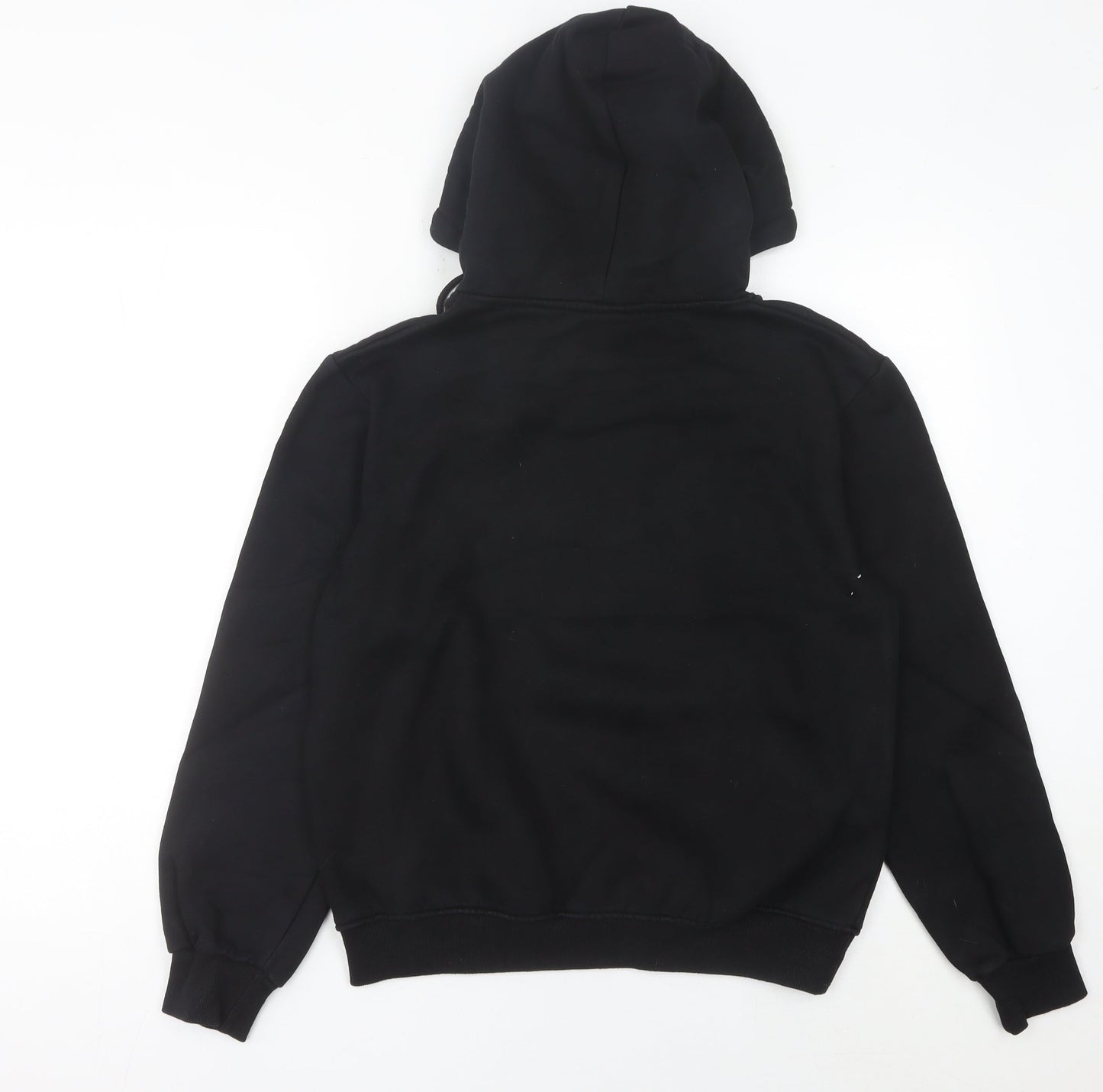 Dickies Womens Black Hoodie Size 12 Pullover Fleece Logo Sweatshirt