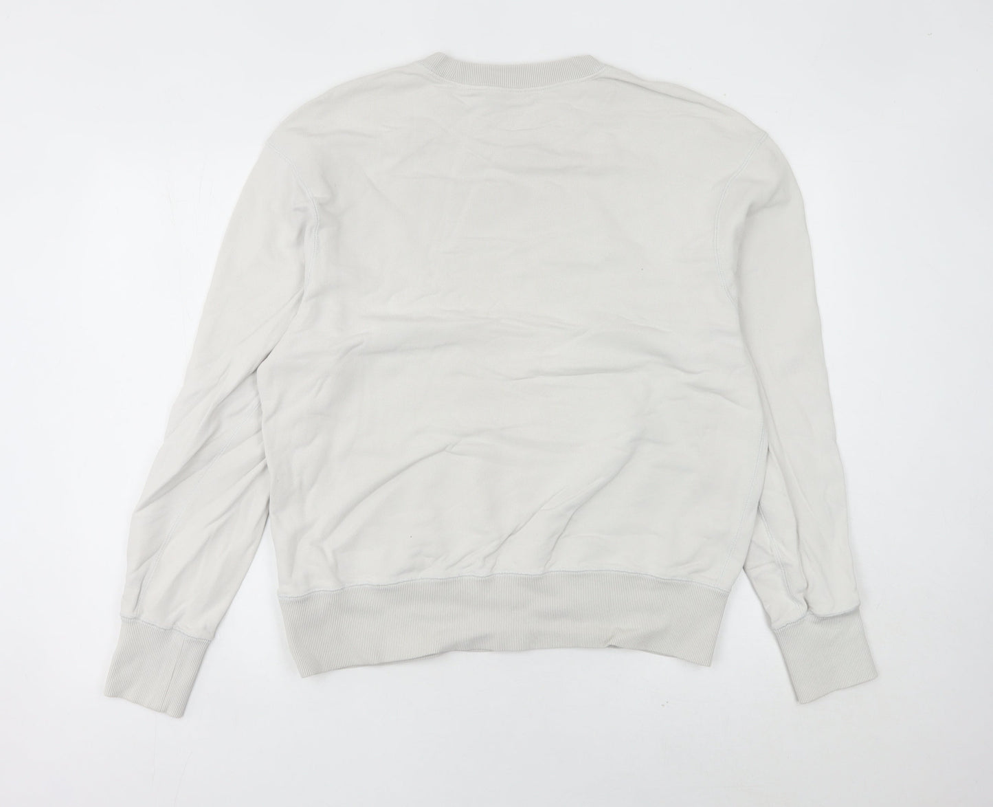 Nike Women's White Pullover Sweatshirt Size 10 Crew Neck Casual