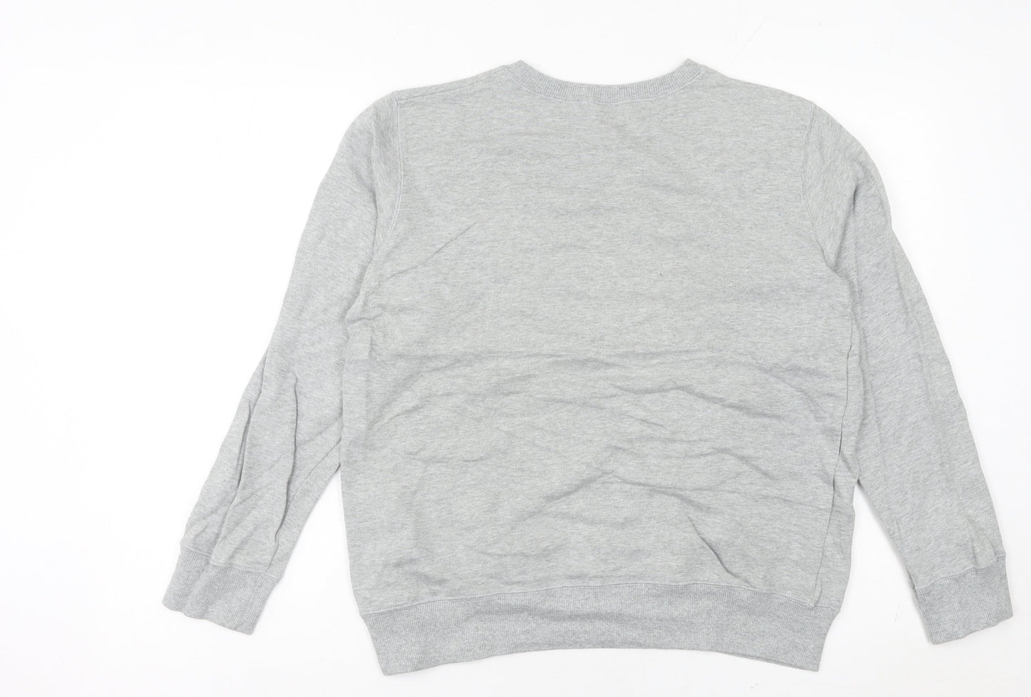 Champion Women’s Grey Logo Pullover Sweatshirt Size 8 UK