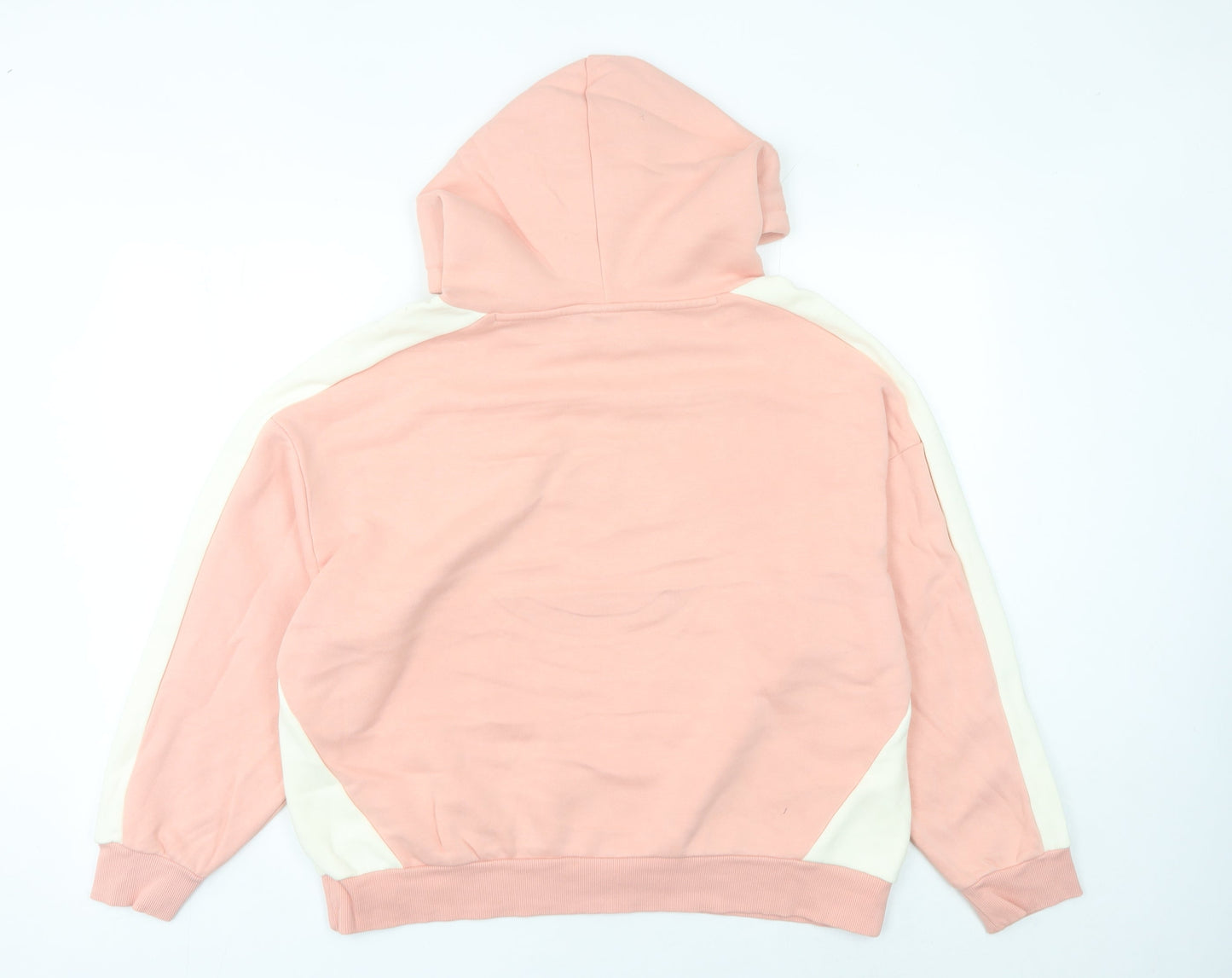 New Balance Womens Pink Hoodie Size 8 Pullover Logo Casual
