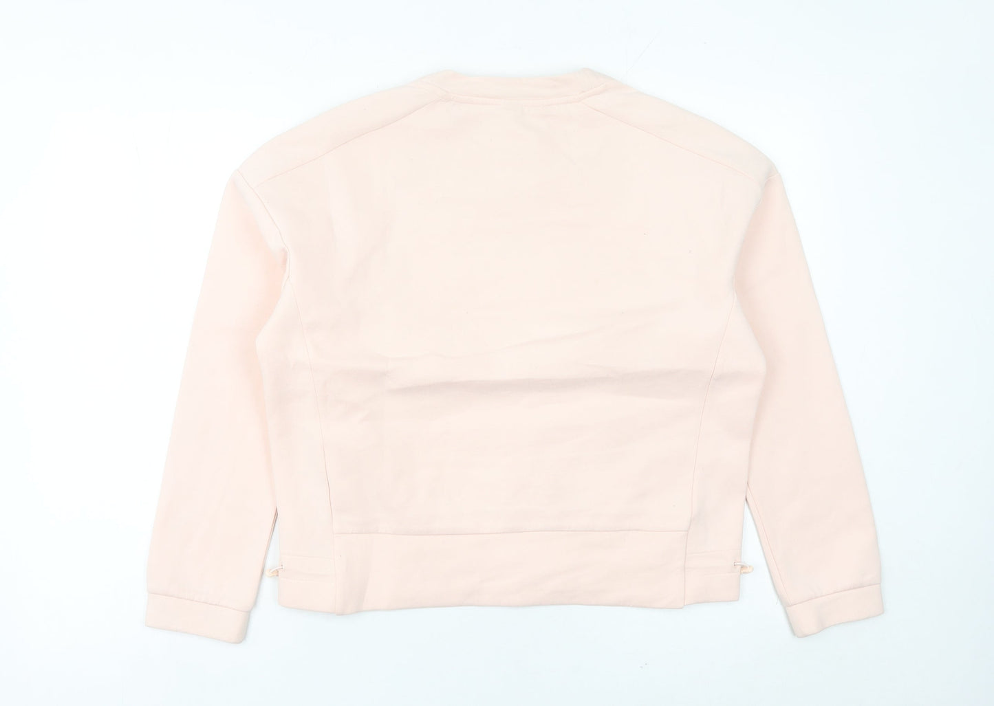 Adidas Women’s Pink Sweatshirt Size 10 Logo Pullover Activewear