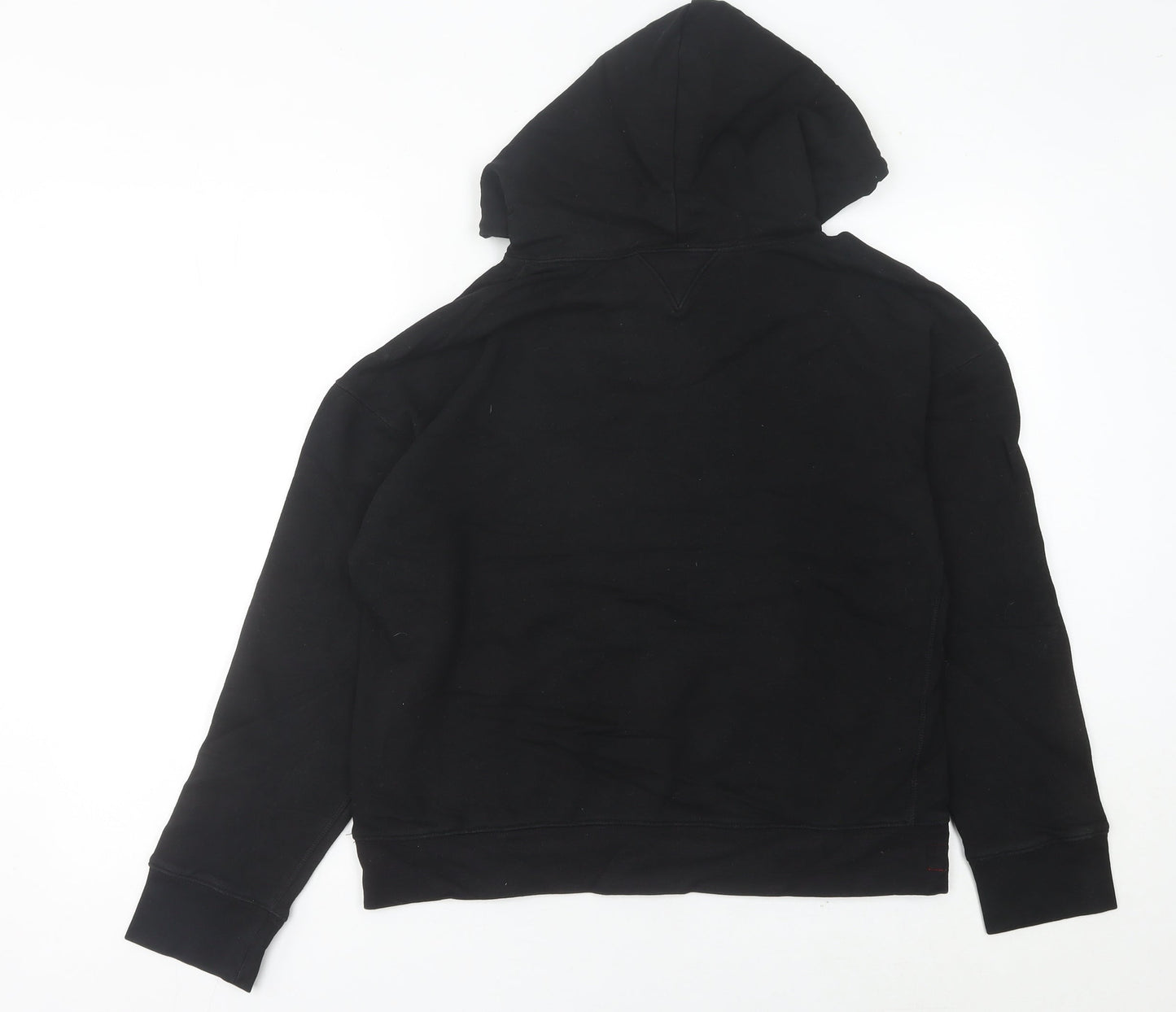 Champion Womens Black Hoodie Size 10 Pullover Embroidered Logo