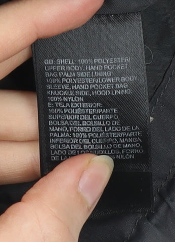 The North Face Unisex Black M Waterproof Hooded Rain Jacket