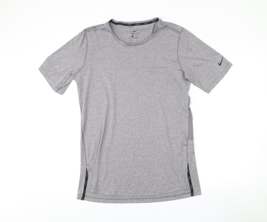 Nike Men’s Grey Dri-Fit T-Shirt Size L Athletic Gym Training Top