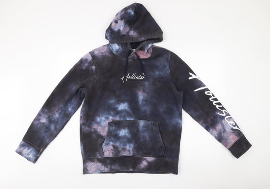 Hollister Men’s Multicoloured Tie-Dye Pullover Hoodie S