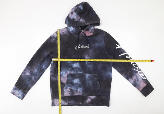 Hollister Men’s Multicoloured Tie-Dye Pullover Hoodie S