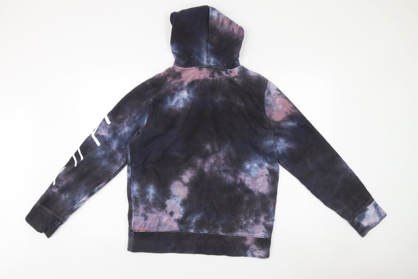Hollister Men’s Multicoloured Tie-Dye Pullover Hoodie S