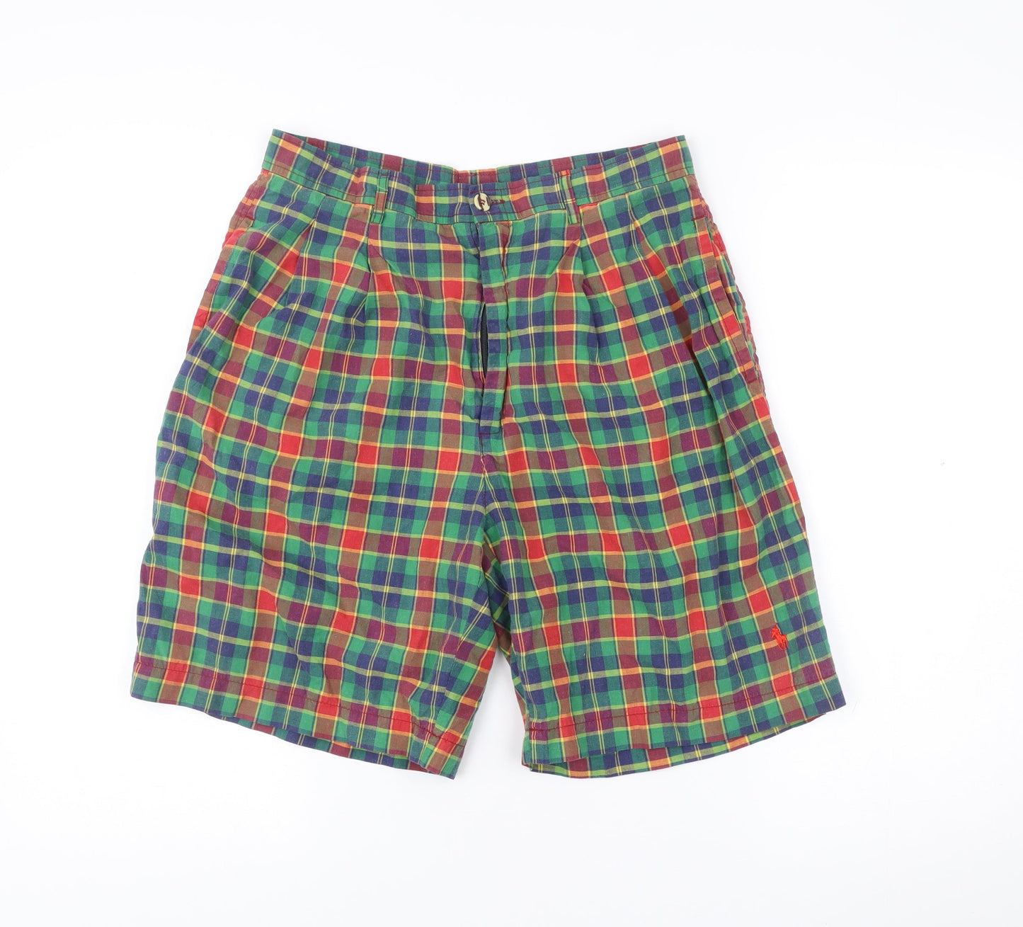 Ralph Lauren Men’s Multicoloured Check 30 Chino Shorts Cotton