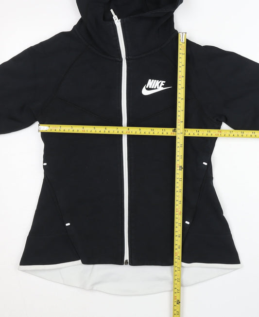 Nike Women’s Black Full Zip Hoodie M Regular Fit Sportswear